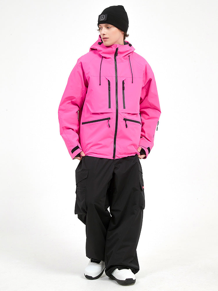 Strapazierfähiger Herren-Schneeanzug von Steeze HypeShred, Baggy Utility Cargo