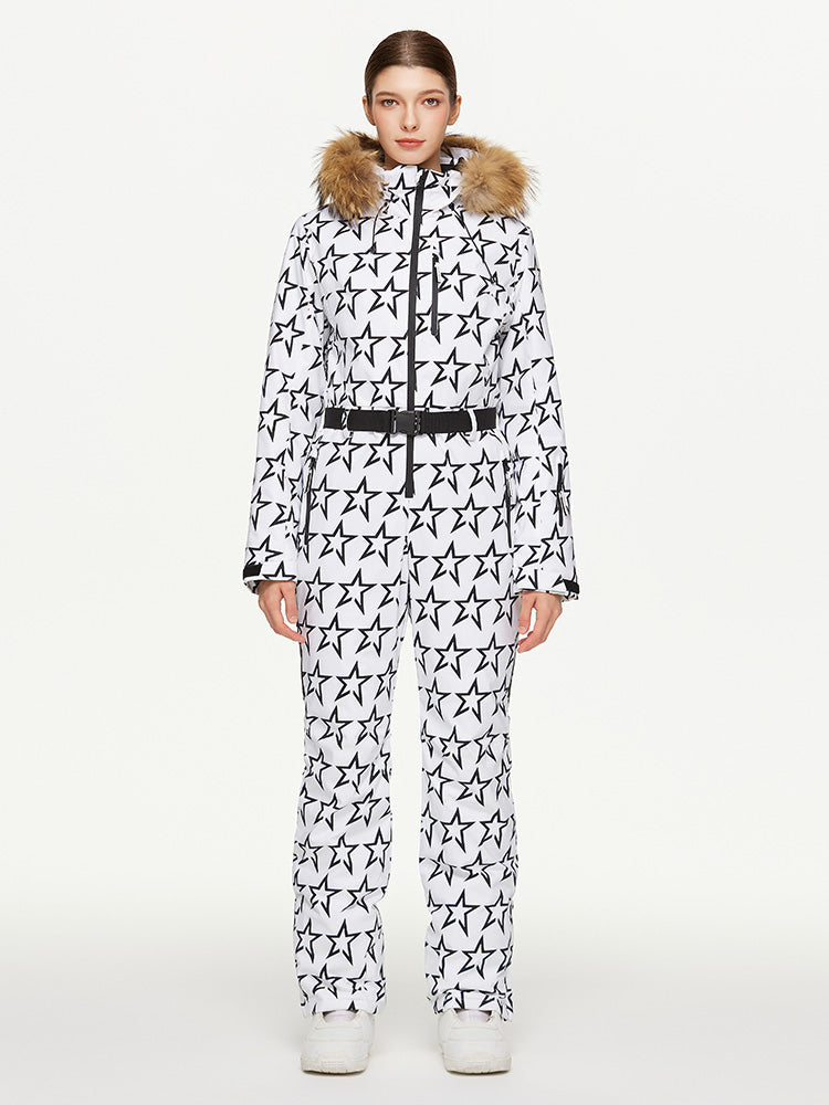 Arctic Queen Winter Fantasy Ganzkörper-Skioverall für Damen