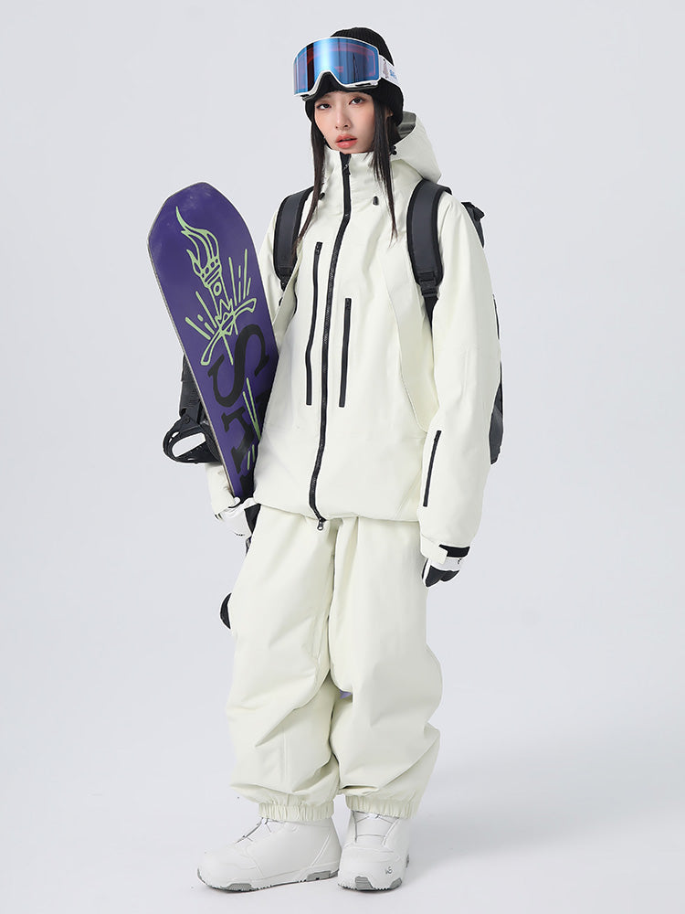Searipe Unisex Strapazierfähiger Mountain Rider All-Terrain Baggy Schneeanzug für Damen und Herren