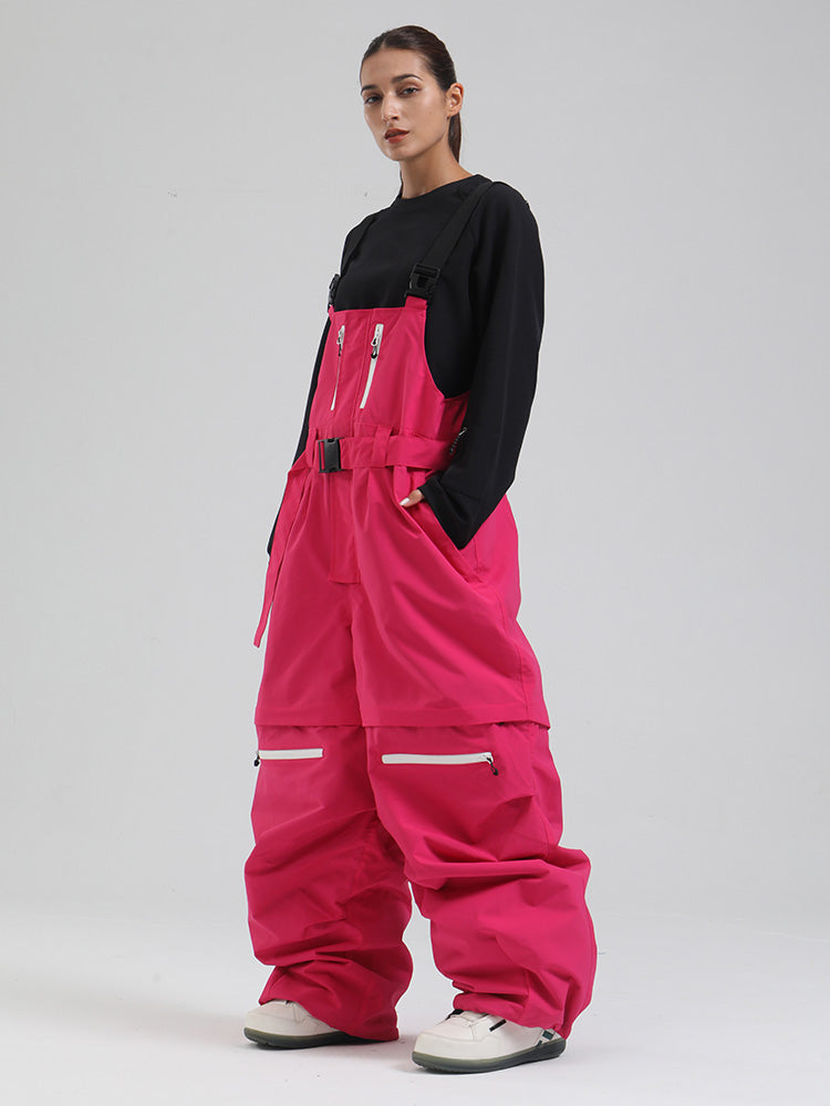 Gsou Snow Mountain Chill Freestyle Baggy Snowboard-Bibs für Damen