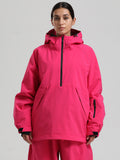 Gsou Snow Damen-Snowboardjacke im urbanen Stil, Pullover-Anorak, Snowboardjacke