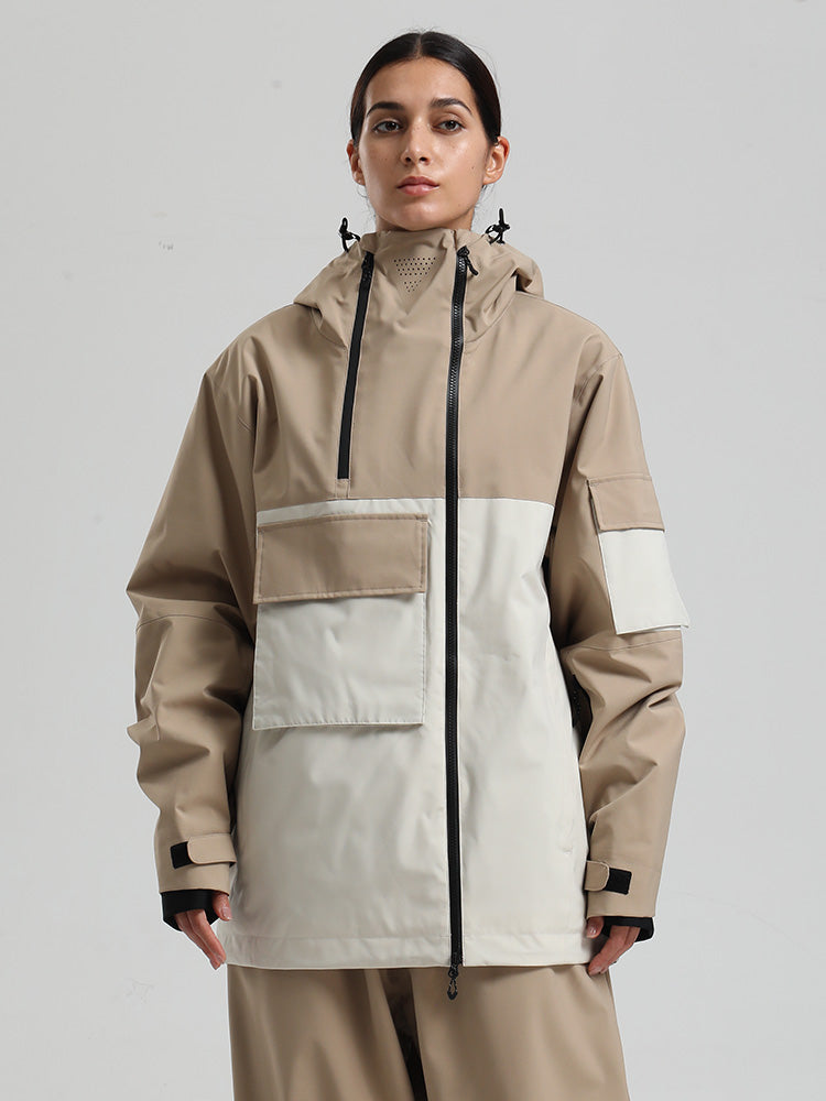 Gsou Snow Terrain Flow FlexZip Hybrid Cargo Snowboardjacke für Damen