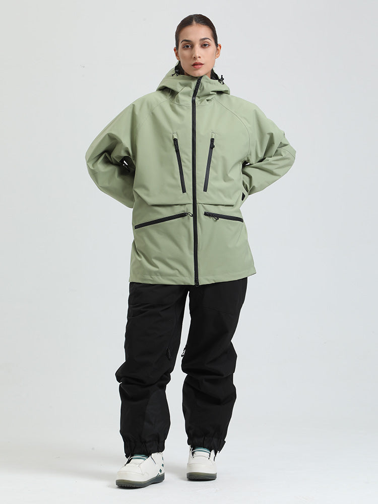 Gsou Damen-Schneeanzug, robust, Bergprofi, Allzweck, Cargo-Schneeanzug