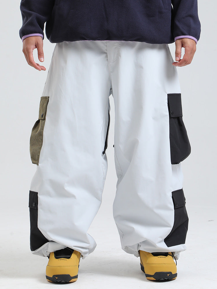 Gsou Snow Powder Chaser Oversized Baggy Snowboardhose für Herren