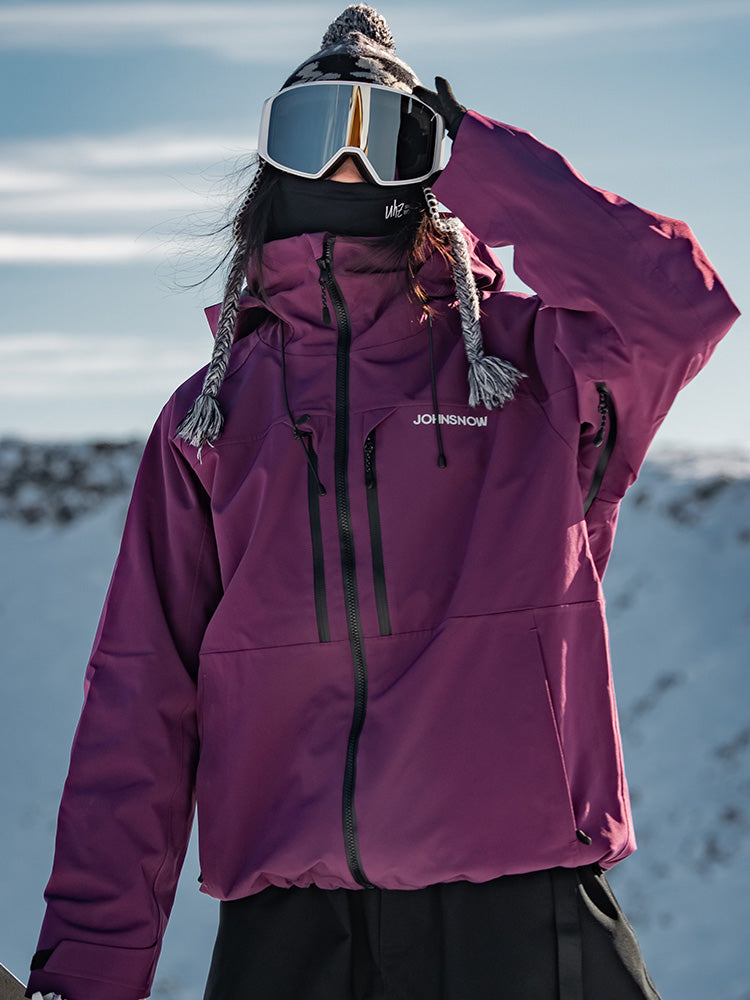 John Snow City Trek Damen-Snowjacke mit Isolierung für Freestyle-Skifahren