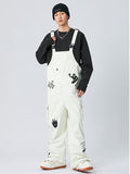 Nandn SnowSlope Baggy wasserdichte Snowboard-Latzhose für Herren