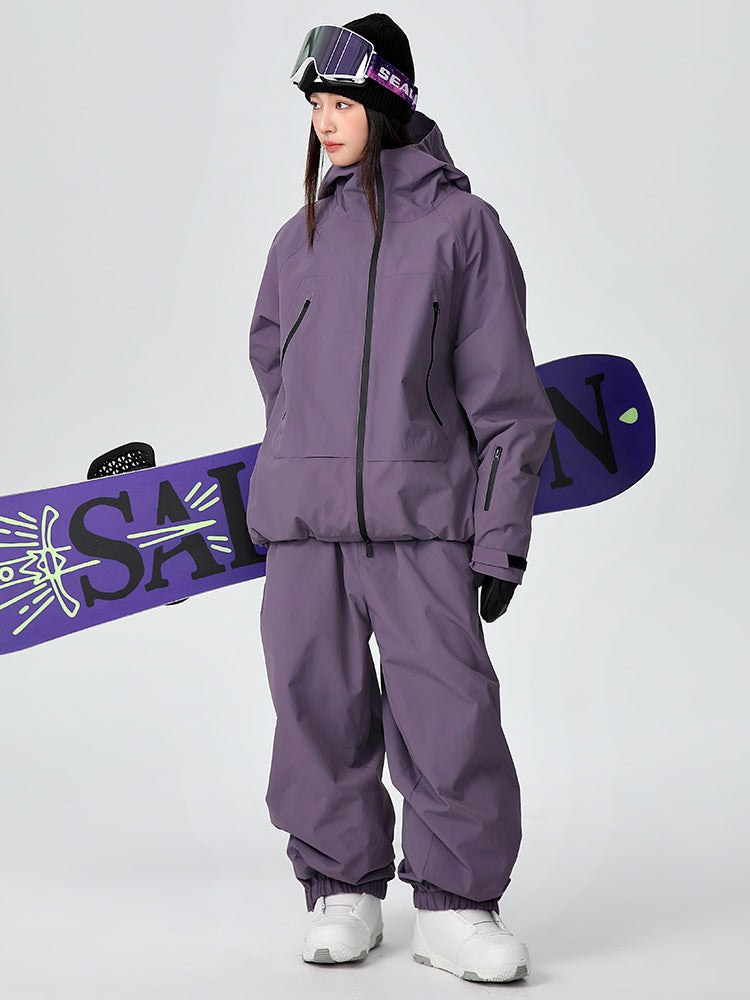Searipe Unisex Strapazierfähiger Mountain Pro Allwetter-Schneeanzug für Damen und Herren