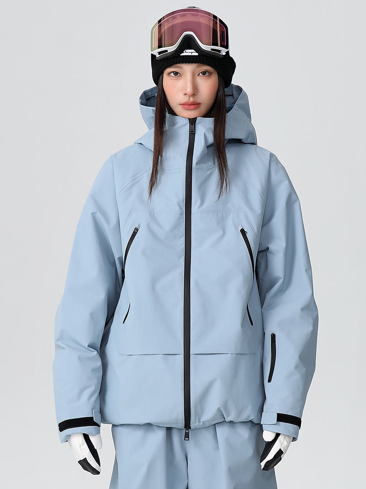 Searipe Damen-Skijacke „Durable Mountain Pro“ – Allwetter-Schneejacke im Baggy-Stil