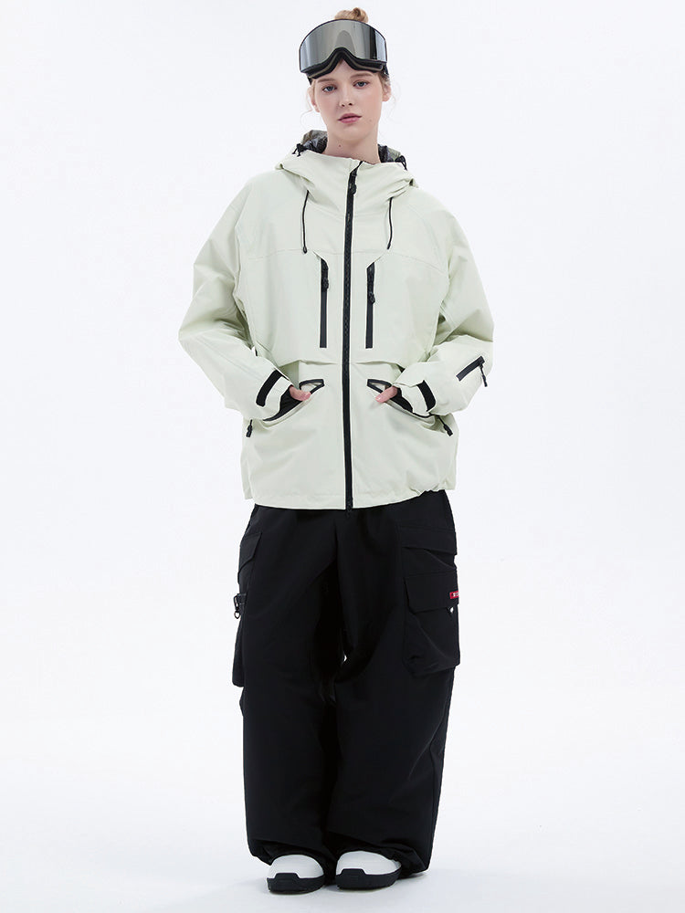 Strapazierfähiger Damen-Schneeanzug von Steeze HypeShred, Baggy Utility Cargo