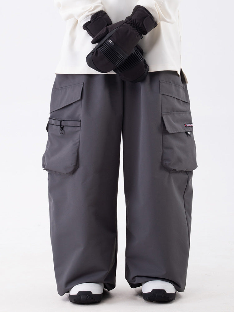Wild Soul Steeze ParkRider Multi-Pocket Utility Cargo Schneehose für Herren