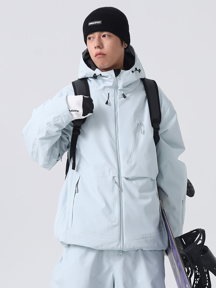 Searipe Herren-Skijacke für Mountain Rider – Robust, wetterfest, Baggy-Schneejacke