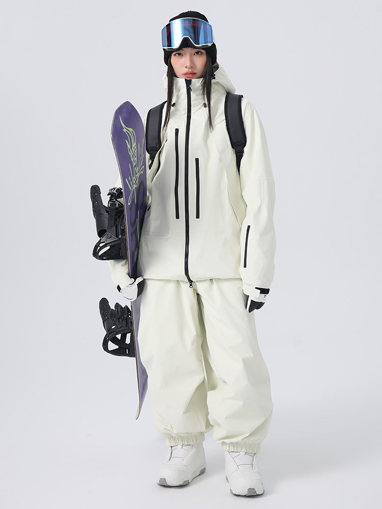 Searipe Unisex Strapazierfähiger Mountain Rider All-Terrain Baggy Schneeanzug für Damen und Herren