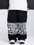 Swaggy Herren Cargo-Schneehose mit reflektierenden Knieeinsätzen