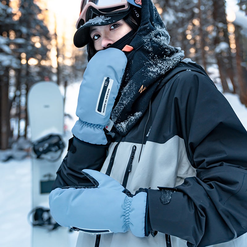 Nandn Mountain Pro Allwetter-Schneehandschuhe für Herren