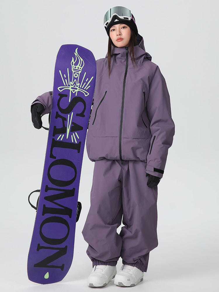Searipe Unisex Strapazierfähiger Mountain Pro Allwetter-Schneeanzug für Damen und Herren