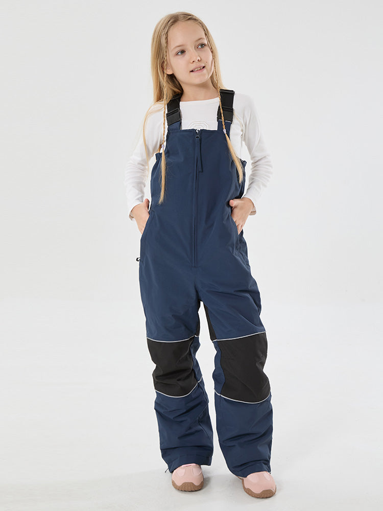 Mädchen Winter Trek Light Reflektierende Knieschützer Wasserdichte Isolierte Schneelatzhose