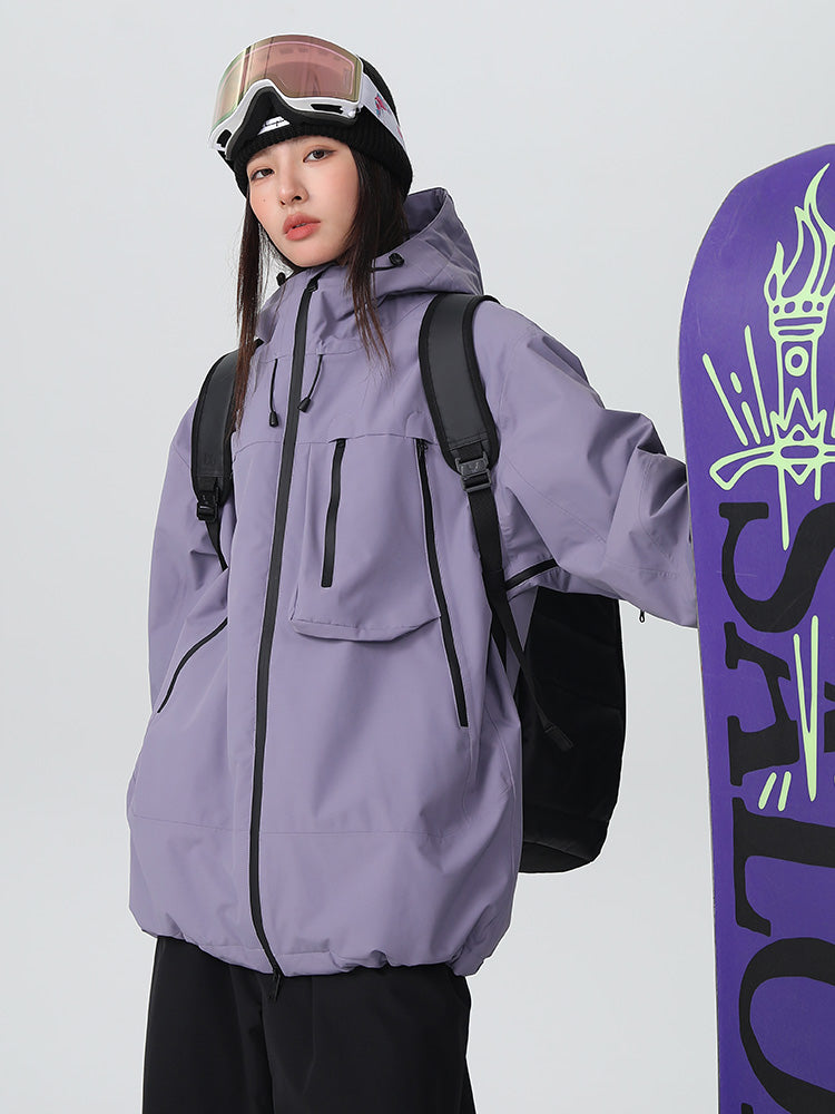Searipe Durable Mountain Pro All-Terrain Baggy Schneejacke für Damen