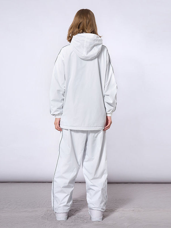 Dook Snow Track Stripe Snowboardjacke und -hose für Damen, Schneeanzug