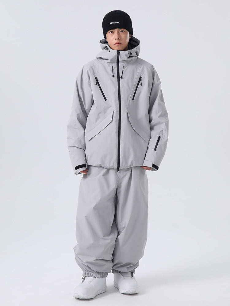 Searipe Unisex CoreBuild Allwetter-Schneeanzug für Herren, locker geschnitten