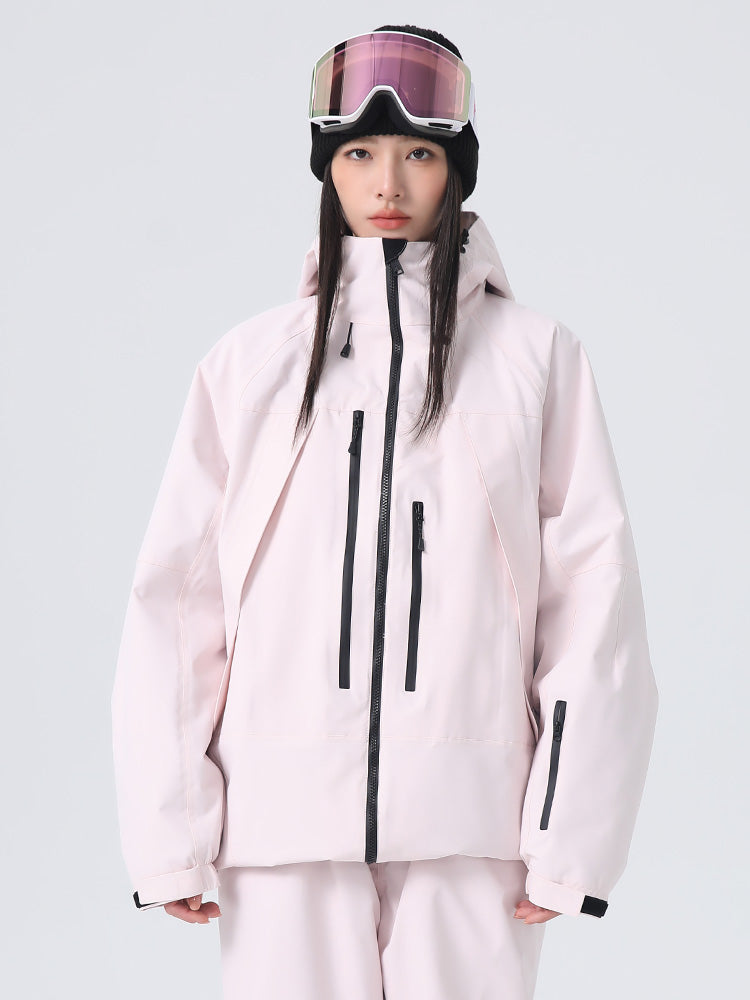 Searipe Unisex Strapazierfähige Mountain Rider All-Terrain Baggy Schneejacke für Damen und Herren