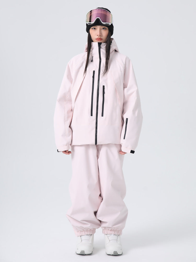 Searipe Unisex Strapazierfähiger Mountain Rider All-Terrain Baggy Schneeanzug für Damen und Herren