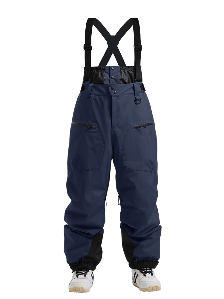 Gsou Snow Durable Mountain Pro All Function Cargo-Schnee-Latzhose für Herren