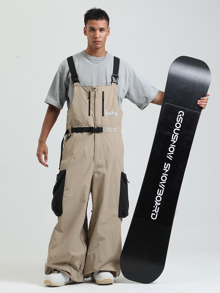 Gsou Snow Alpine Freestyle Extra-Baggy Skihose für Herren