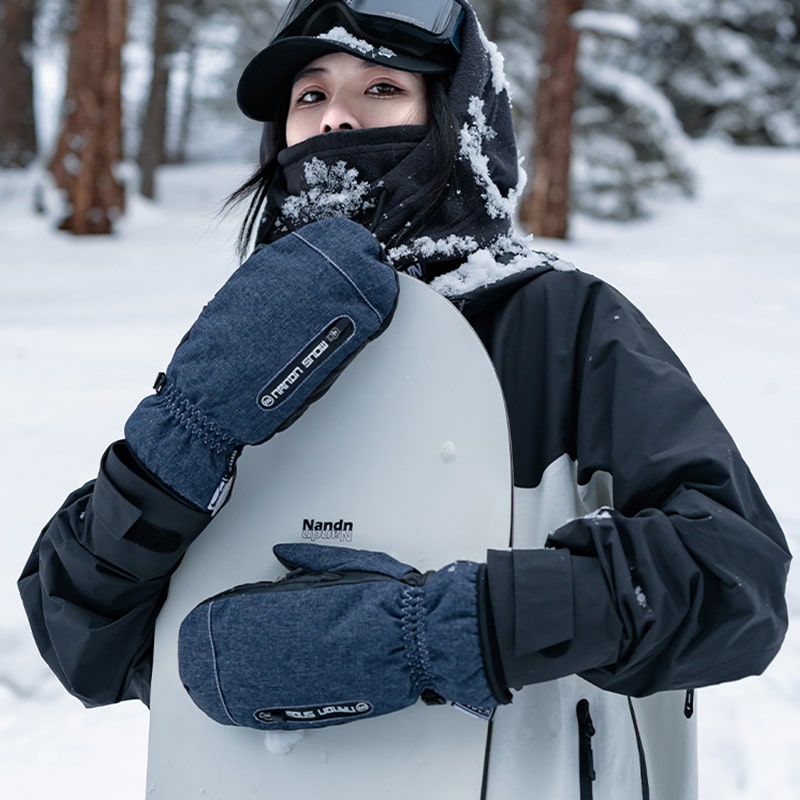 Nandn Winter Mountain Shred Allwetter-Schneehandschuhe für Damen