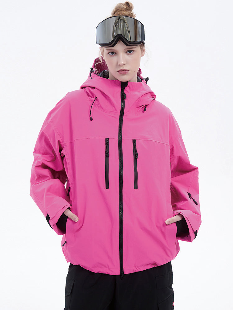 Strapazierfähige Mountain Pro Allwetter-Thermo-Schneejacke für Damen, 3 Lagen