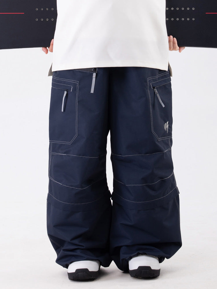 Damen Wild Soul Steeze HypeShred Baggy Utility Cargo Schneehose / Shorts