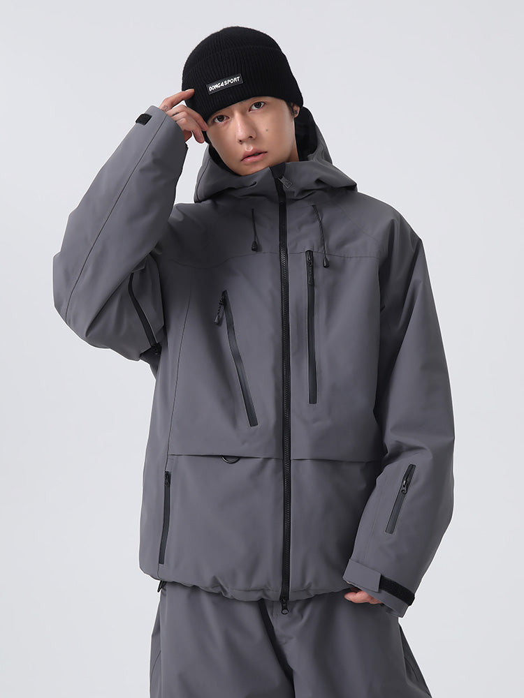 Searipe Unisex Urban Ridge Mountain Freeride Baggy Schneejacke für Herren