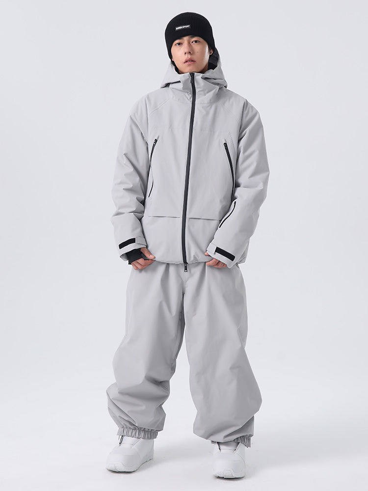 Searipe Unisex Strapazierfähiger Mountain Pro Allwetter-Schneeanzug für Herren, locker geschnitten