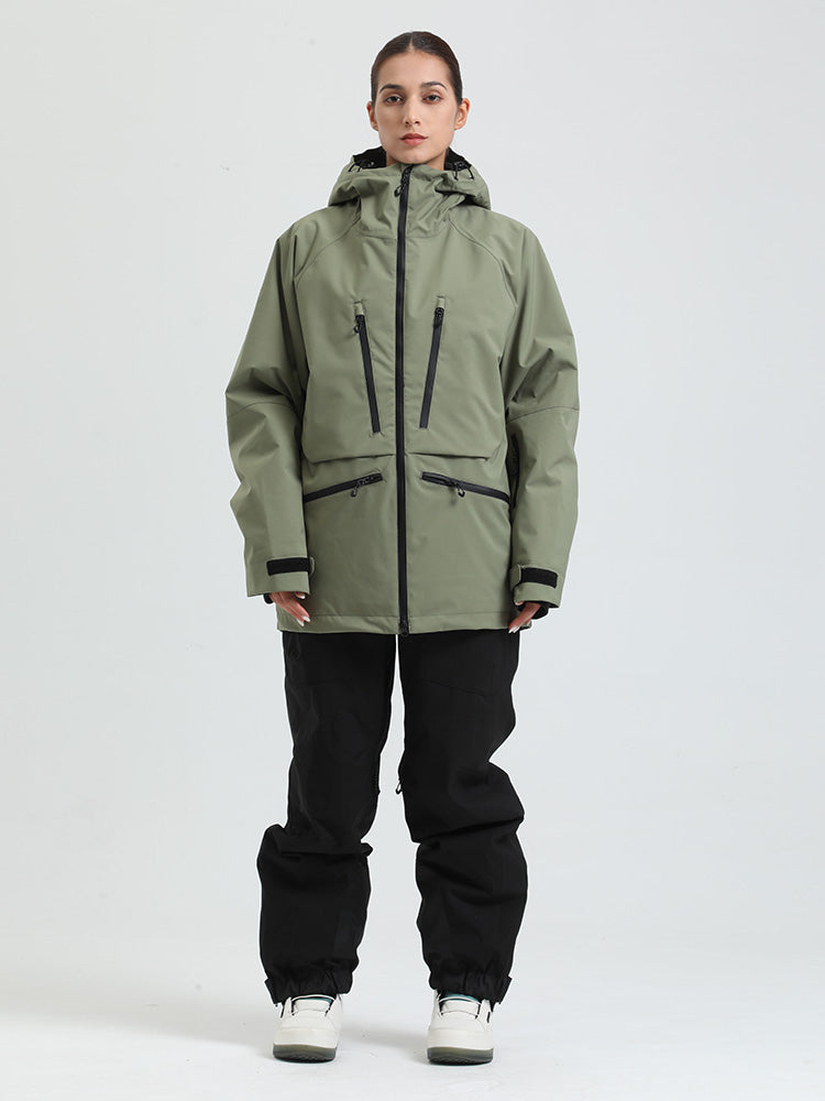 Gsou Damen-Schneeanzug, robust, Bergprofi, Allzweck, Cargo-Schneeanzug