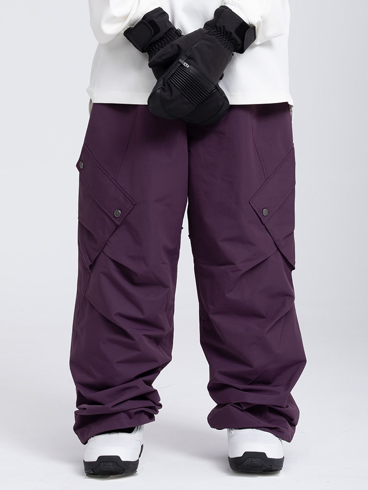 Damen-Schneehose Mountain Chill Swag mit Cargotaschen und lockerem Sitz