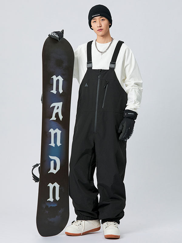 Nandn Winter Star Baggy Mountain Snowboard-Ski-Latzhose für Herren