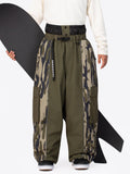 Wild Motion Herren-Schneehose mit reflektierendem Farbblock-Design und extra weitem Schnitt