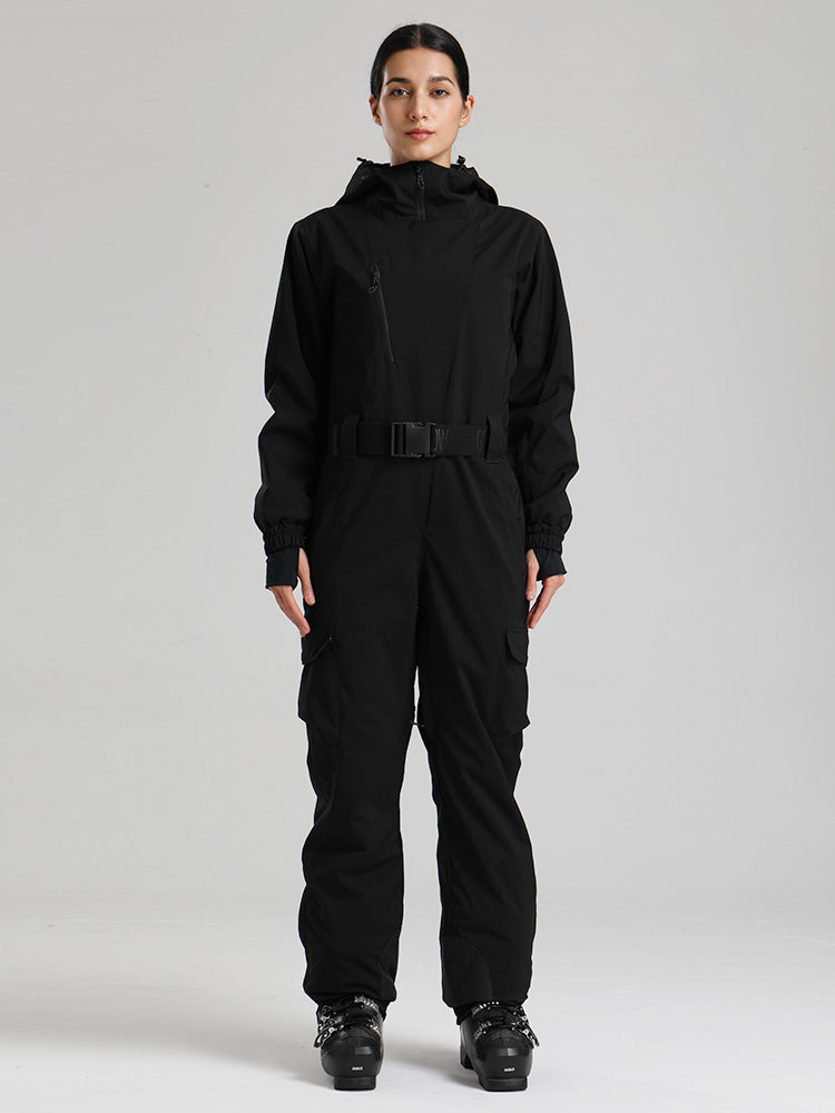 Gsou Snow Alpine Luxe Slim Fit Ganzkörper-Skioverall für Damen