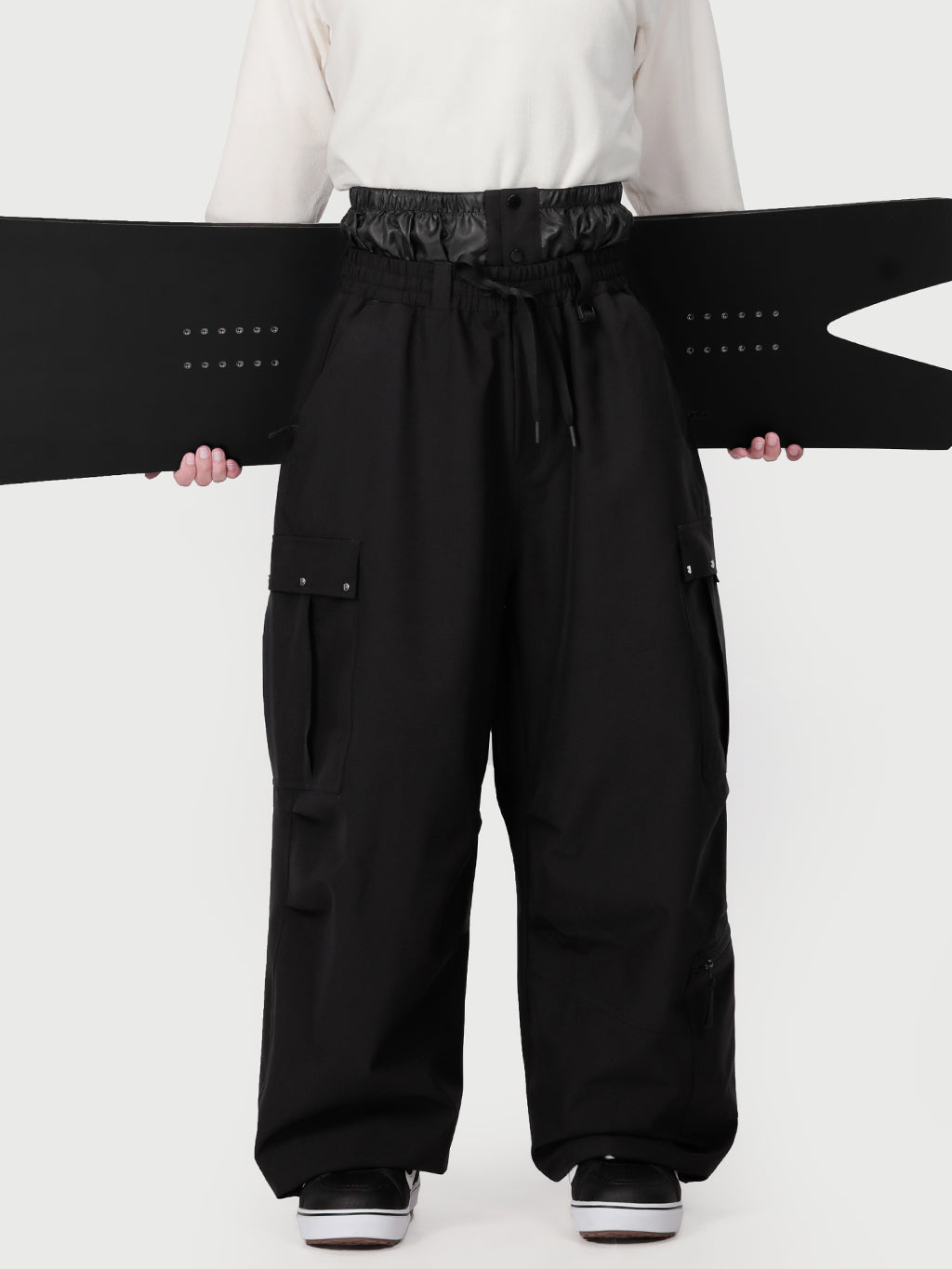 Techline Utility Cargo-Schneehose für Herren, inspiriert von Arbeitskleidung – Baggy Freestyle-Passform