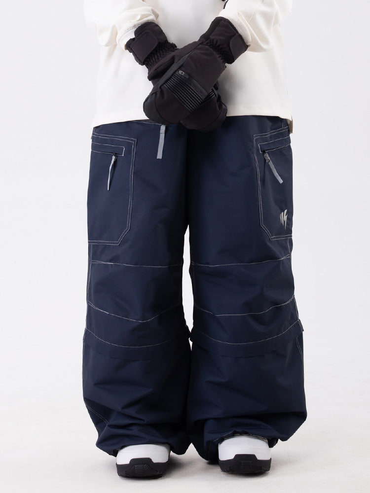 Wild Soul Steeze HypeShred Baggy Utility Cargo Schneehose / Shorts für Herren