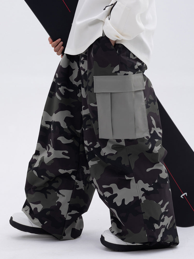 Mountain Chill Freestyle Prime Baggy Camo Snowboardhose für Herren