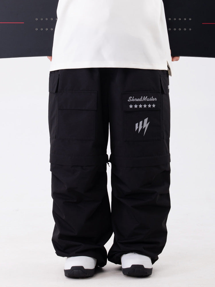 Wild Soul Steeze Shred Master Baggy Street Cargo Skihose / Shorts für Herren