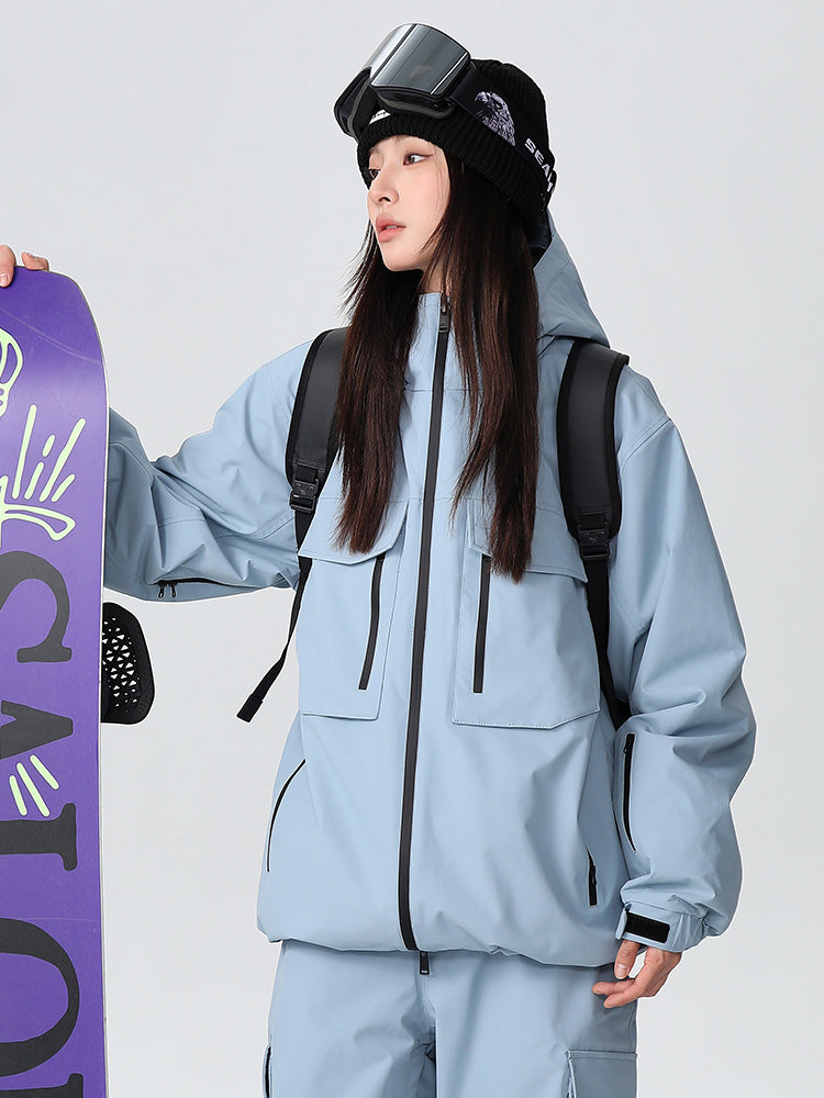 Searipe Damen-Skijacke für den robusten Bergsportbereich – Allzweck-Schneejacke