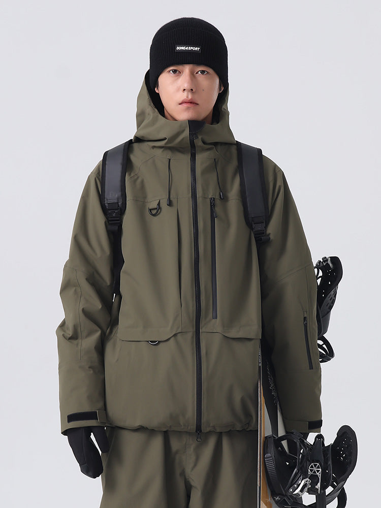 Searipe Unisex Allwetter-Bergfahrer-Backcountry-Utility-Schneejacke für Herren