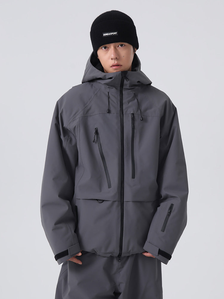 Searipe Unisex Urban Ridge Mountain Freeride Baggy Schneejacke für Herren