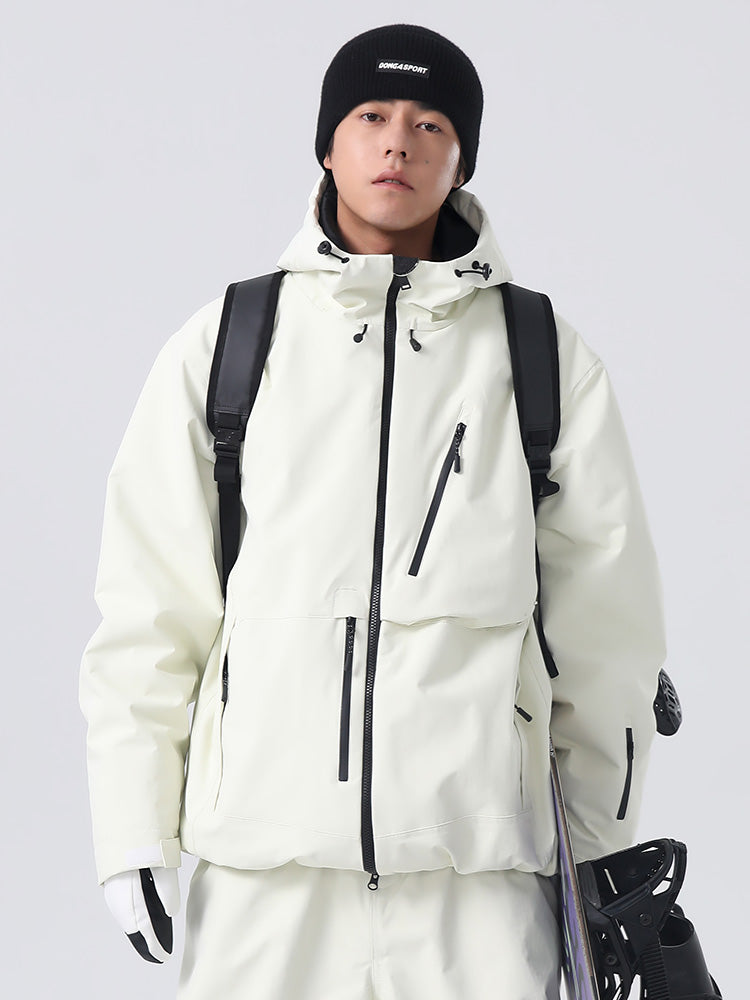 Searipe Herren-Skijacke für Mountain Rider – Robust, wetterfest, Baggy-Schneejacke