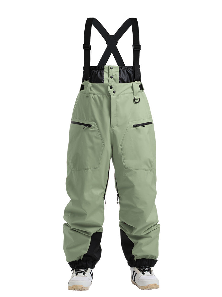 Gsou Snow Durable Mountain Pro All Function Cargo-Schnee-Latzhose für Herren