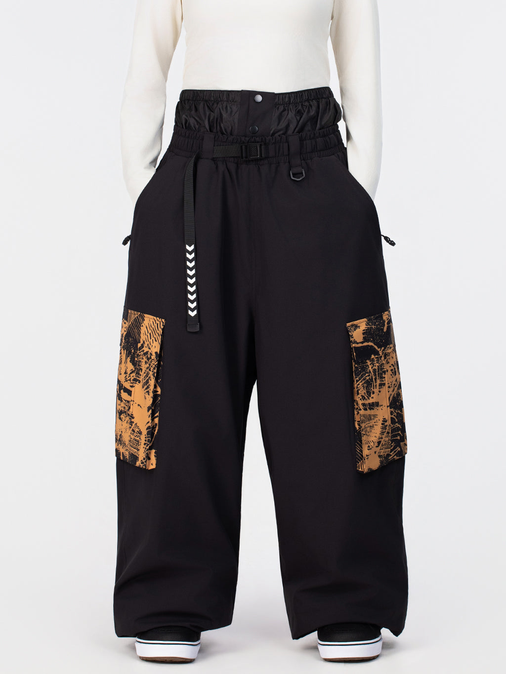 Hyper Flux Urban Graffiti Freestyle Baggy Cargo Snowboardhose für Damen - Park Rider
