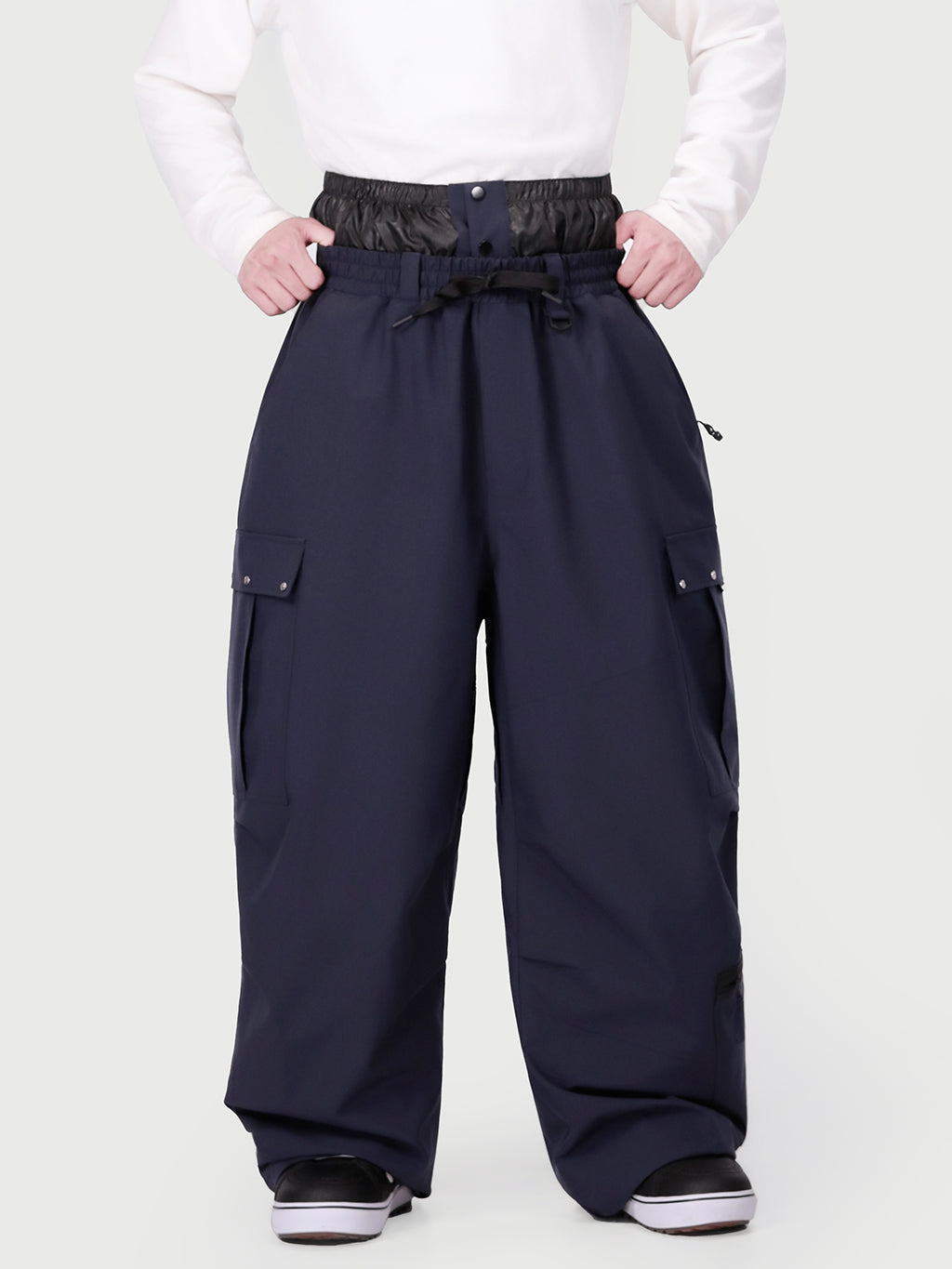 Techline Utility Cargo-Schneehose für Herren, inspiriert von Arbeitskleidung – Baggy Freestyle-Passform