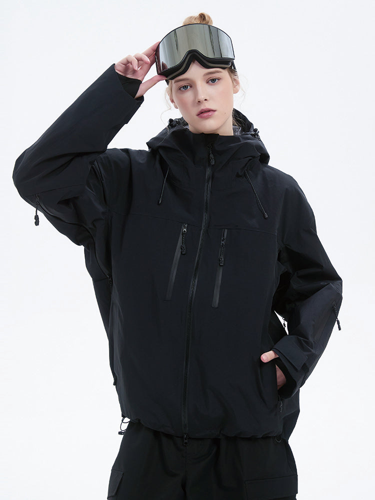 Strapazierfähige Mountain Pro Allwetter-Thermo-Schneejacke für Damen, 3 Lagen