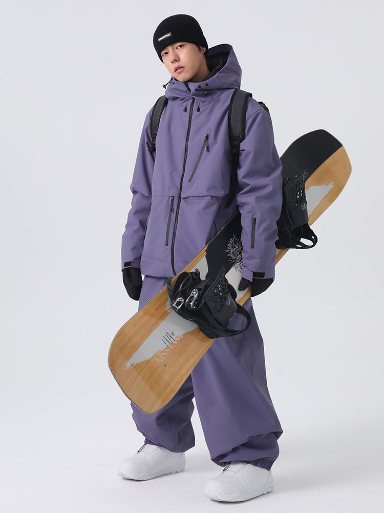 Searipe Unisex Strapazierfähiger Mountain Rider Allwetter-Schneeanzug für Herren, locker geschnitten